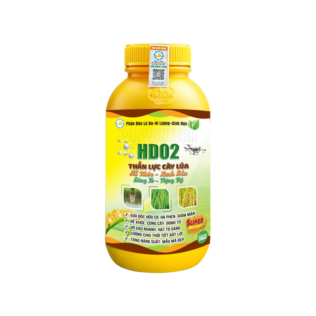 HD02 CHUYÊN SỬ DỤNG CHO CÂY LÚA 250ML