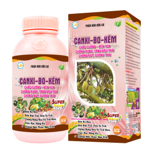 CANXI - BO - KẼM _ SIÊU GIỮ HOA - ĐẬU TRÁI
