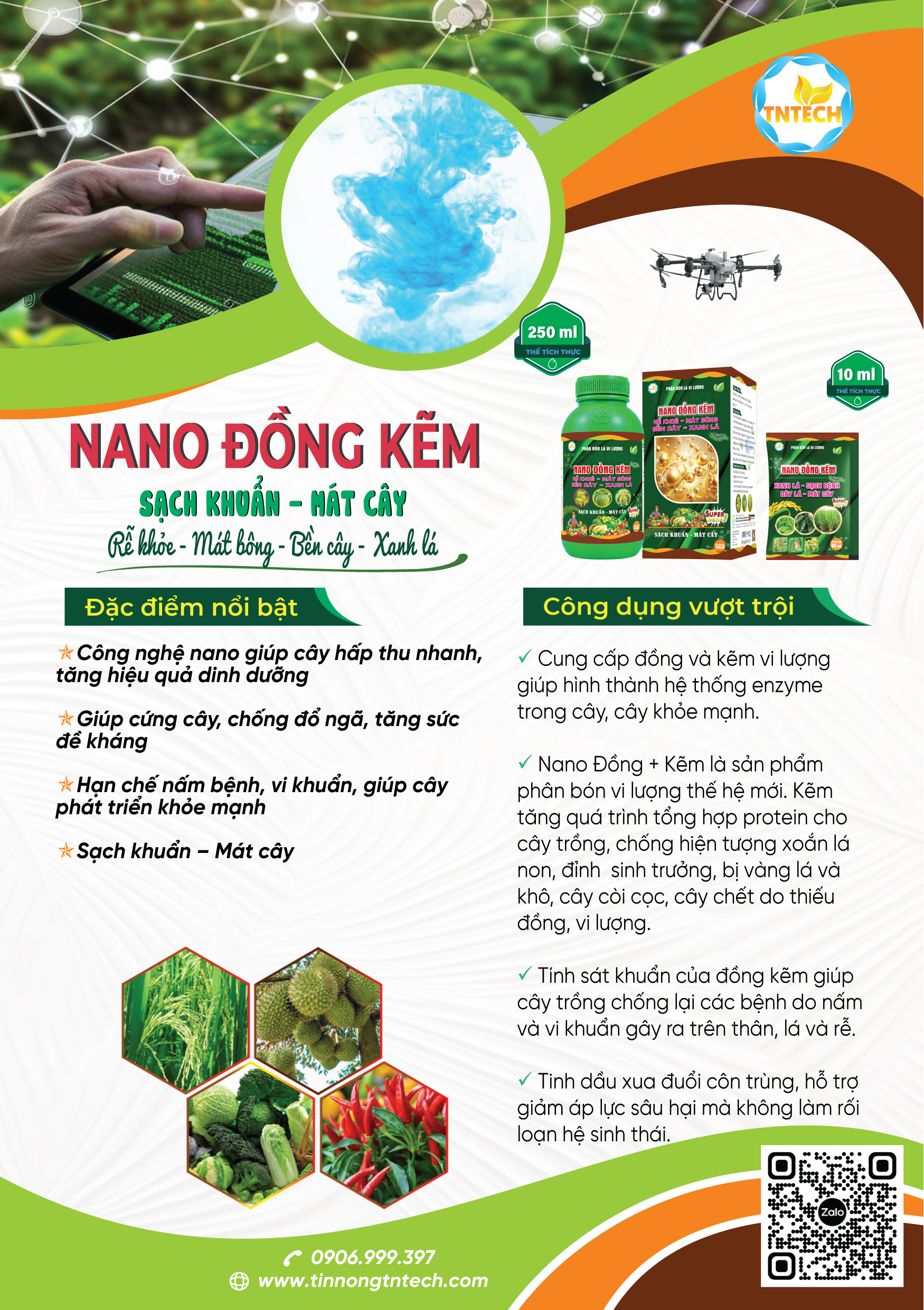 Nano Đồng Kẽm- Sạch Khuẩn - Mát Cây - Image 3