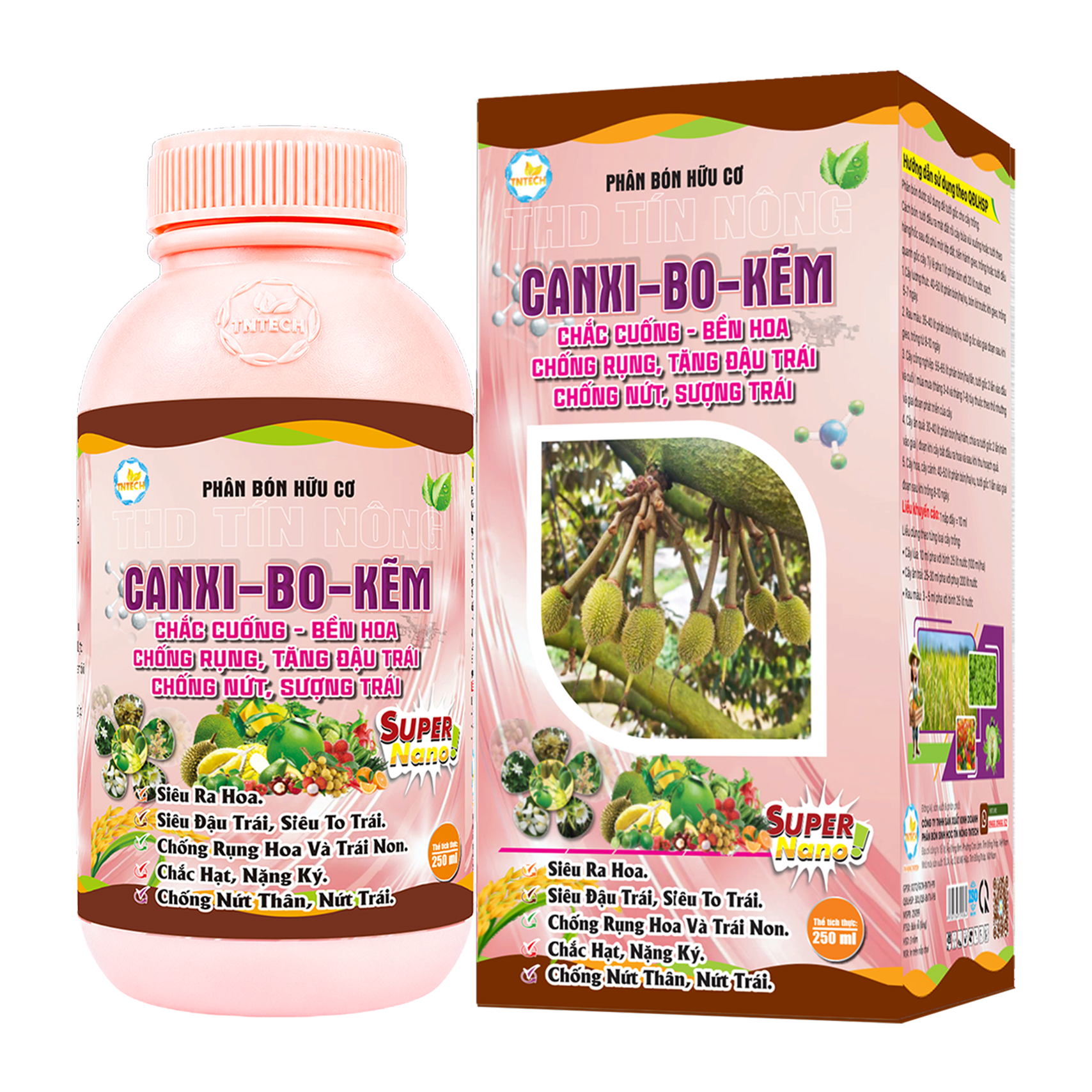 Canxi - Bo - Kẽm _ Siêu Giữ Hoa - Đậu Trái - Image 2